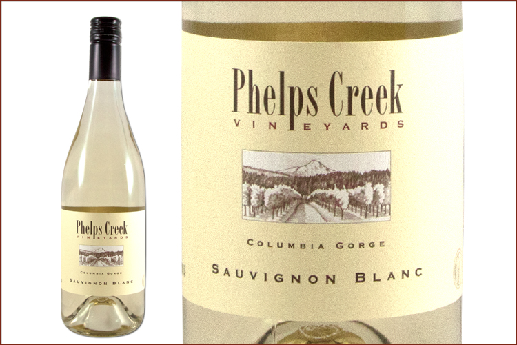 Phelps Creek Vineyards 2015 Sauvignon Blanc wine bottle