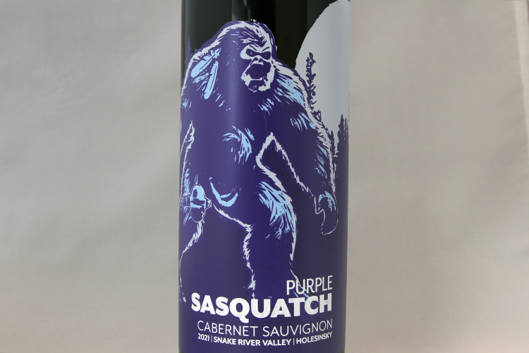 Holesinsky Winery 2021 Purple Sasquatch Cabernet Sauvignon