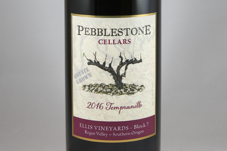 Pebblestone Cellars 2016 Tempranillo Ellis Vineyards Block 7