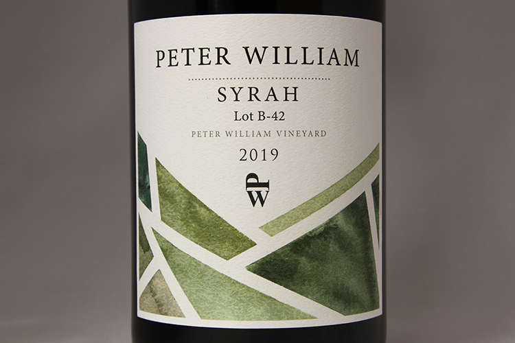 Peter William Vineyard 2019 Syrah Lot B-42