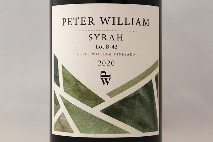 Peter William Vineyard 2020 Syrah Lot B-42