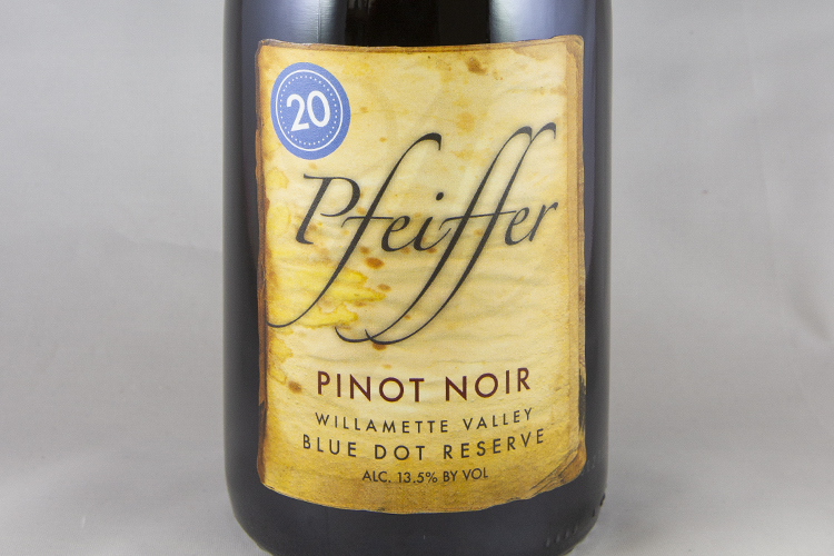 Pfeiffer Winery 2020 Blue Dot Reserve Pinot Noir