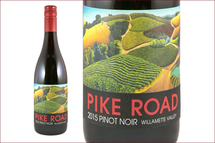 Pike Road Wines 2015 Pinot Noir wine bottle