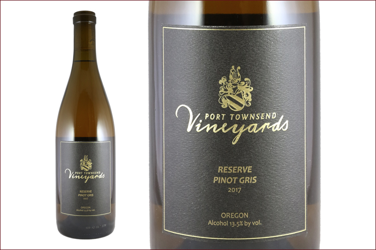 Port Townsend Vineyards 2017 Reserve Pinot Gris bottle