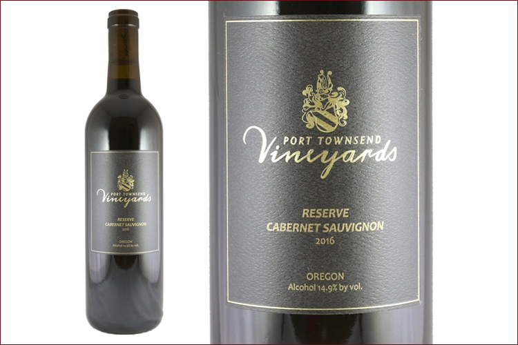 Port Townsend Vineyards 2016 Reserve Cabernet Sauvignon bottle