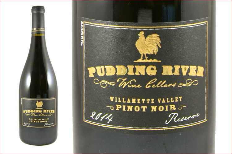 Pudding River Wine Cellars 2014 Reserve Pinot Noir wine bottle
