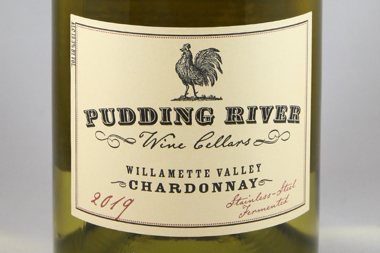 Pudding River Wine Cellars 2019 Stainless Steel Fermented Chardonnay