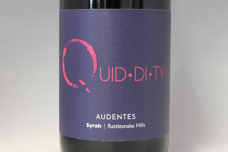 Quiddity Wines 2020 AUDENTES Syrah