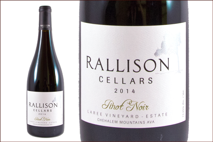 Rallison Cellars 2014 Pinot Noir Laree Vineyard wine bottle