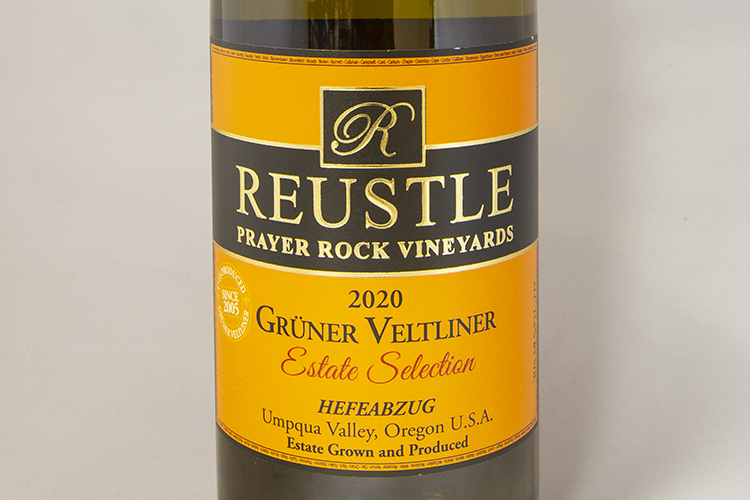 Reustle Prayer Rock Vineyards 2020 Estate Selection Gruner Veltliner 