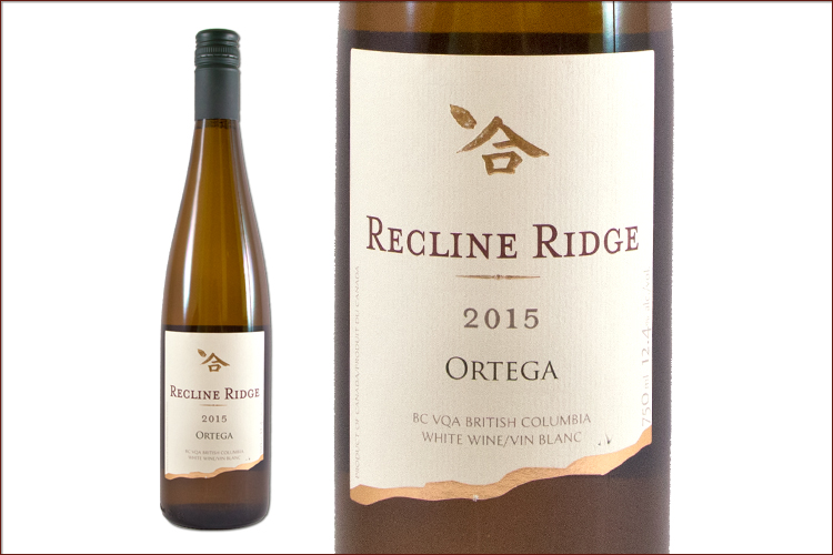 Recline Ridge Vineyards & Winery 2015 Ortega wine bottle