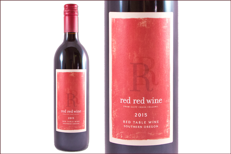 Cliff Creek Cellars 2015 Red Red Wine wine bottle
