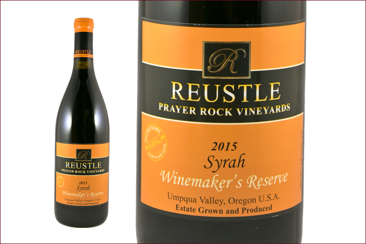 Reustle Prayer Rock Vineyards 2015 Winemaker's Reserve Syrah