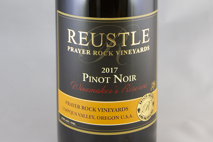 Reustle Prayer Rock Vineyards 2017 Pinot Noir Winemaker's Reserve