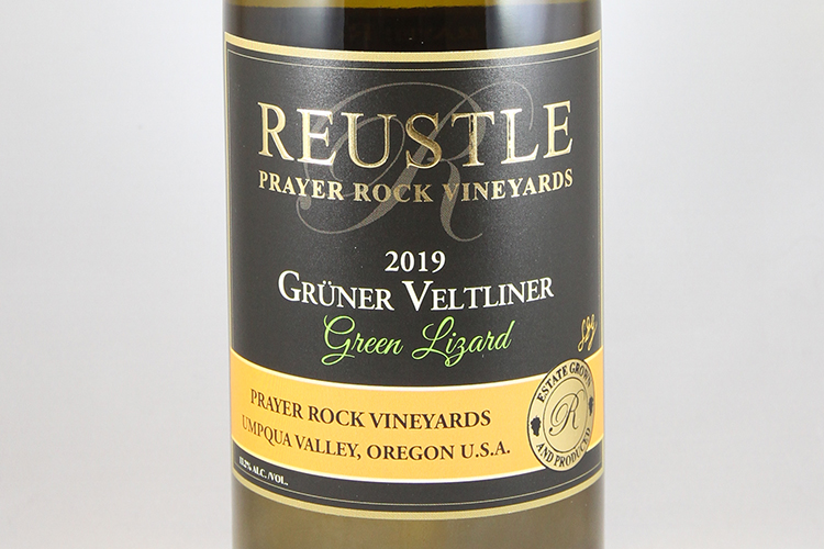 Reustle Prayer Rock Vineyards 2019 Gruner Veltliner Green Lizard