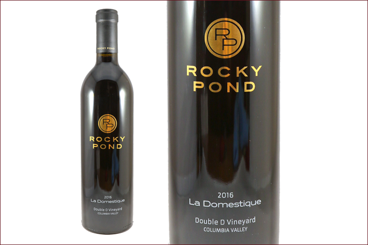Rocky Pond Winery 2016 La Domestique wine bottle