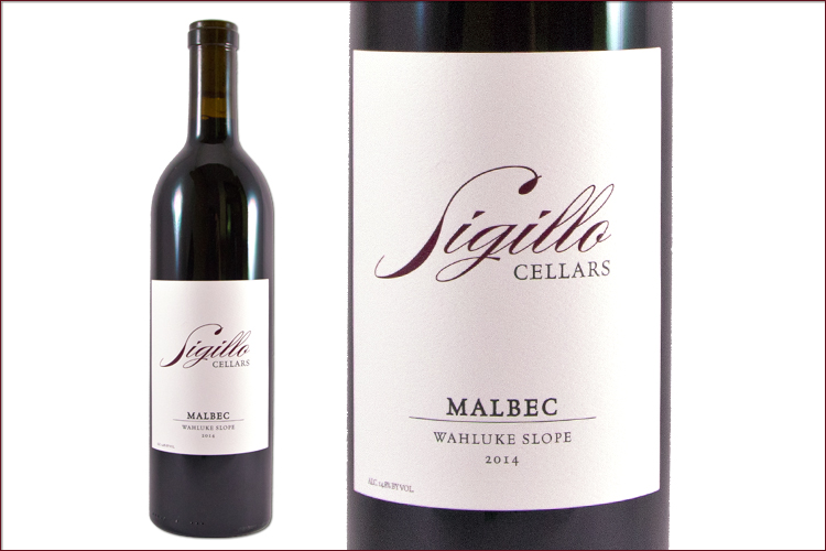 Sigillo Cellars 2014 Malbec wine bottle