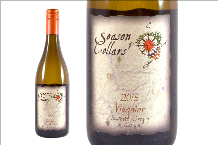 Season Cellars 2015 Viognier wine bottle
