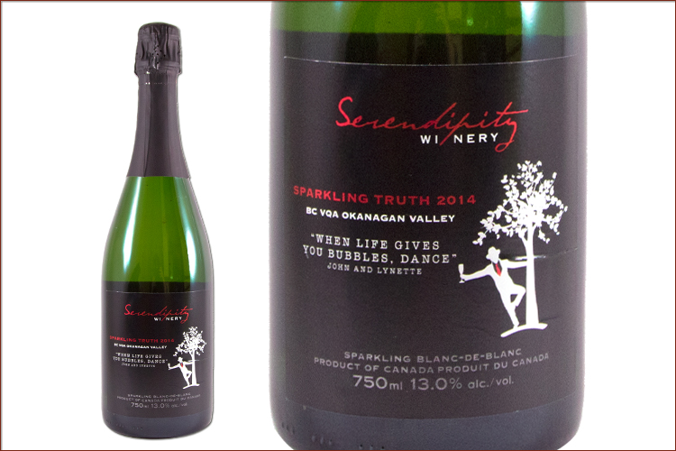Serendipity Winery 2014 Sparkling Truth wine bottle