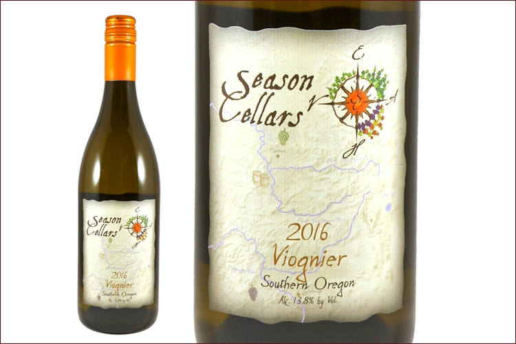 Season Cellars 2016 Viognier wine bottle