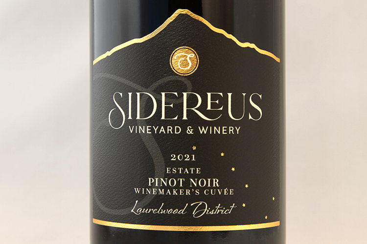Siderieus Vineyard & Winery 2021 Winemaker's Cuvee Pinot Noir