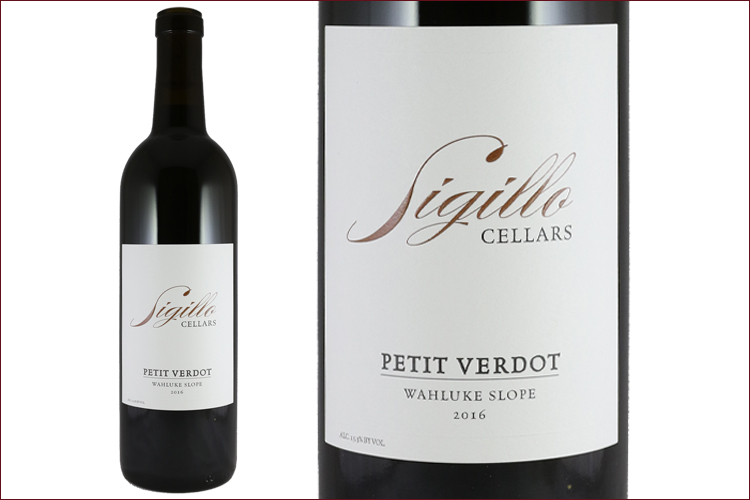 Sigillo Cellars 2016 Petit Verdot bottle