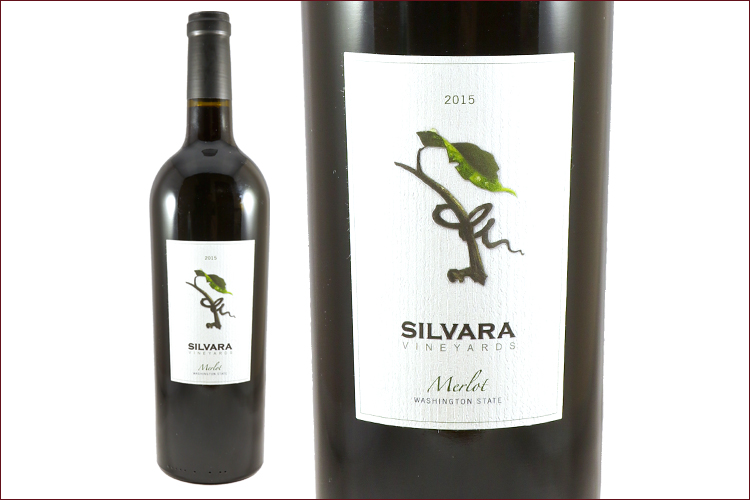 Silvara Vineyards 2015 Merlot wine bottle