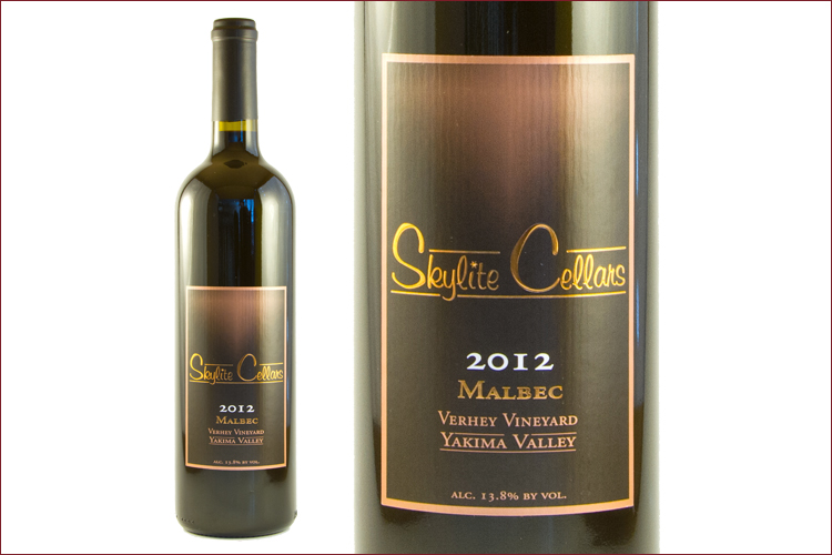 Skylite Cellars 2012 Malbec Verhey Vineyard wine bottle