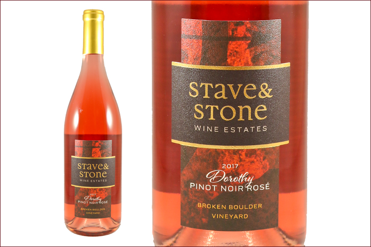 Stave & Stone Winery 2017 Dorothy Ros� wine bottle