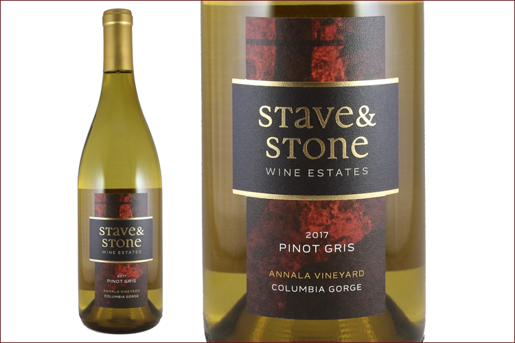 Stave & Stone Winery 2017 Annala Vineyard Pinot Gris bottle