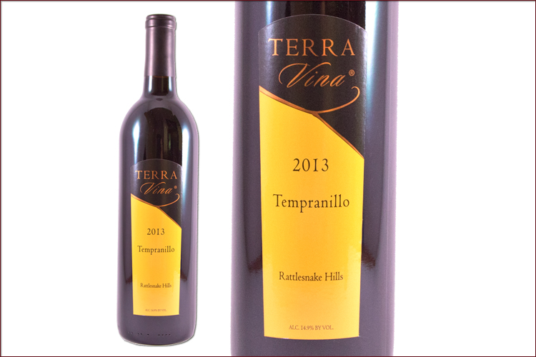 Terra Vina Wines 2013 Tempranillo wine bottle