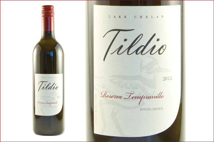 Tildio Winery 2012 Reserve Tempranillo wine bottle