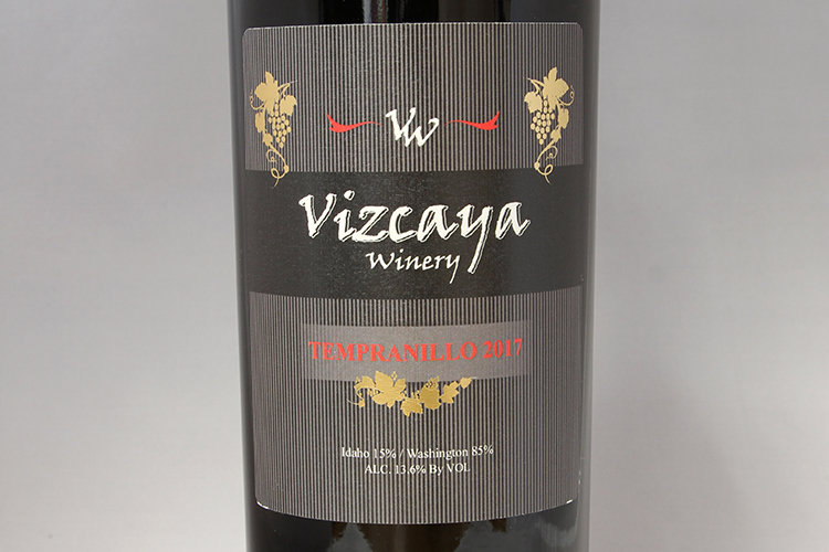 Vizcaya Winery 2017 Tempranillo