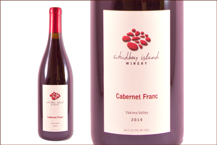 Whidbey Island Winery 2014 Cabernet Franc wine bottle