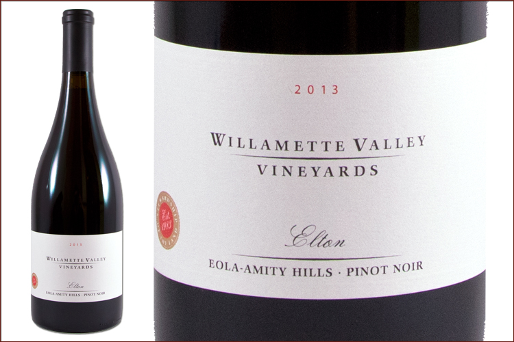 Willamette Valley Vineyards 2013 Elton Pinot Noir wine bottle