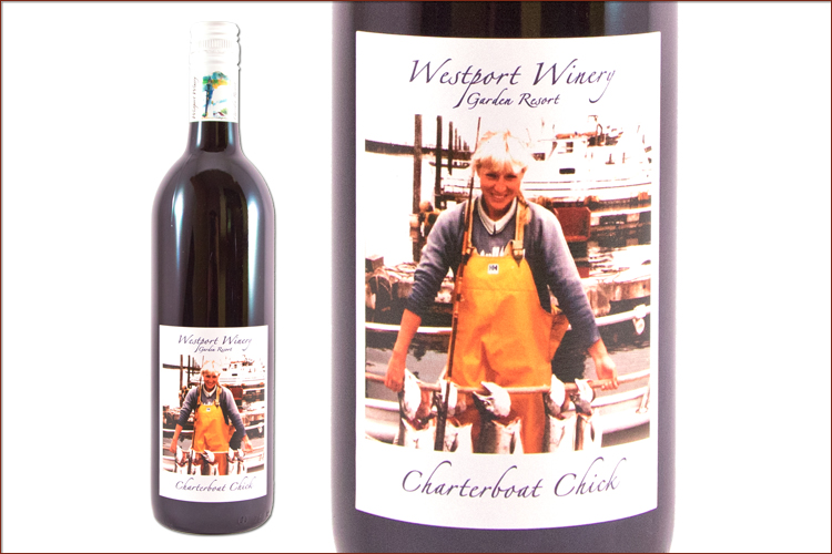 Westport Winery 2014 Charterboat Chick Cabernet Sauvignon wine bottle