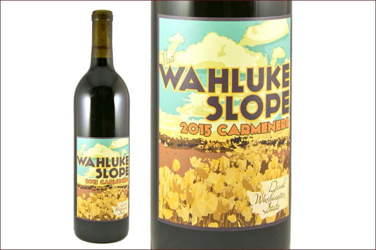 Drink Washington 2016 Visit Wahluke Slope Carmenere wine bottle