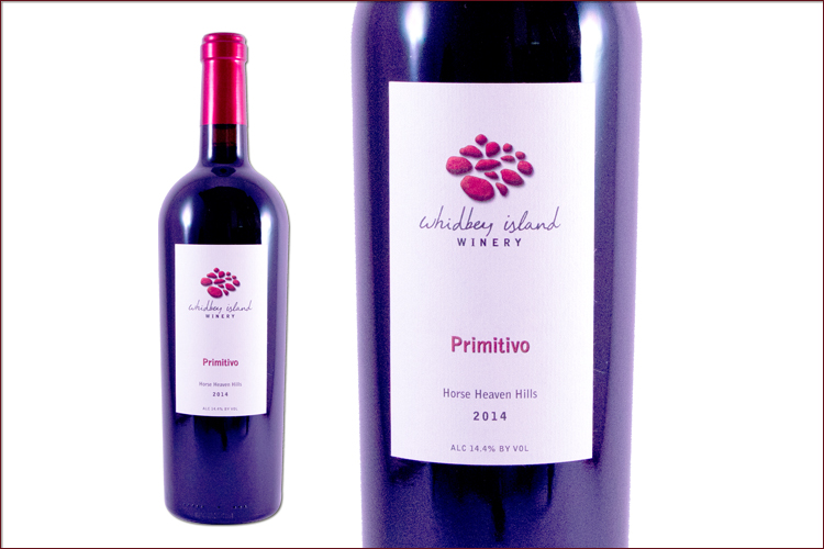 Whidbey Island Winery 2014 Primitivo wine bottle