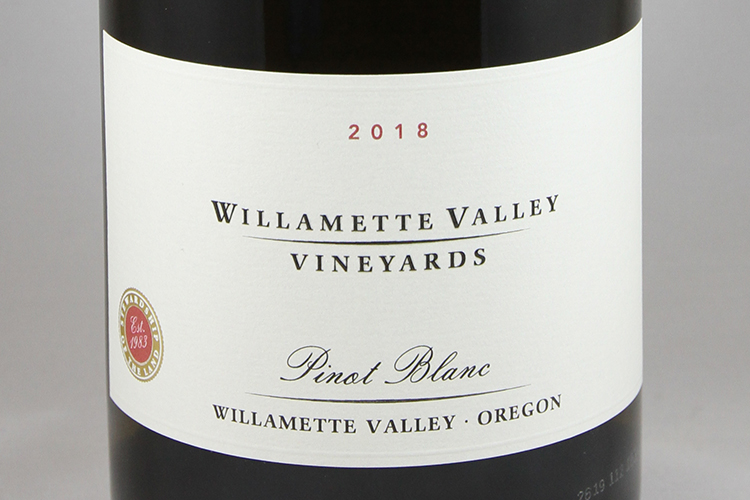 Willamette Valley Vineyards 2018 Pinot Blanc