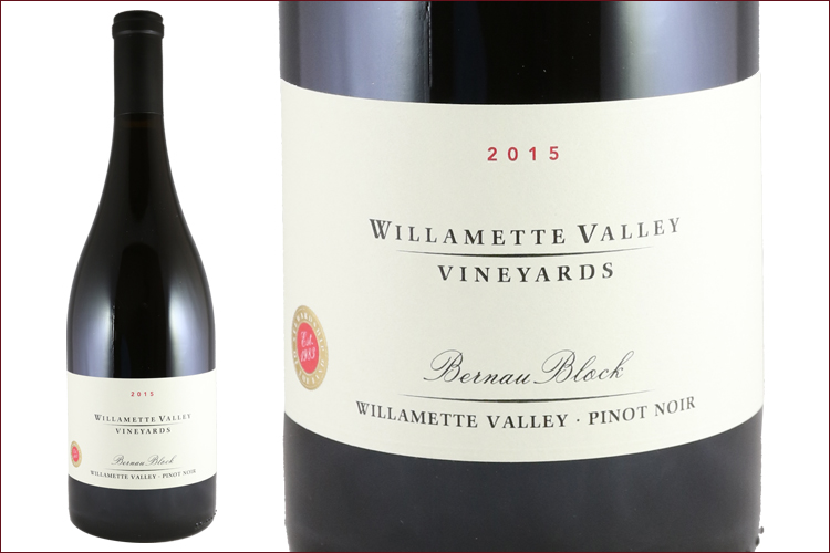 Willamette Valley Vineyards 2015 Bernau Block Pinot Noir bottle