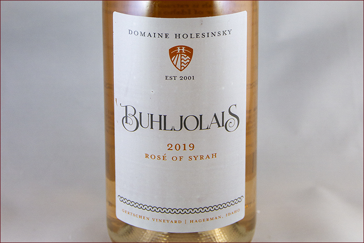 Holesinsky Winery 2019 Buhljolais Rose of Syrah