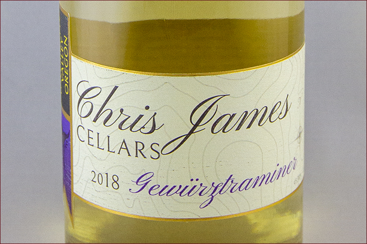Chris James Cellars 2018 Gew�rztraminer