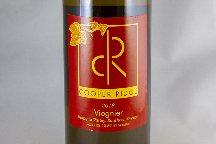 Cooper Ridge Vineyard 2018 Viognier bottle