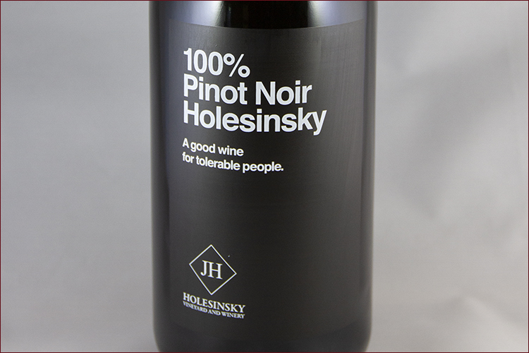 Holesinsky Winery 2018 Pinot Noir