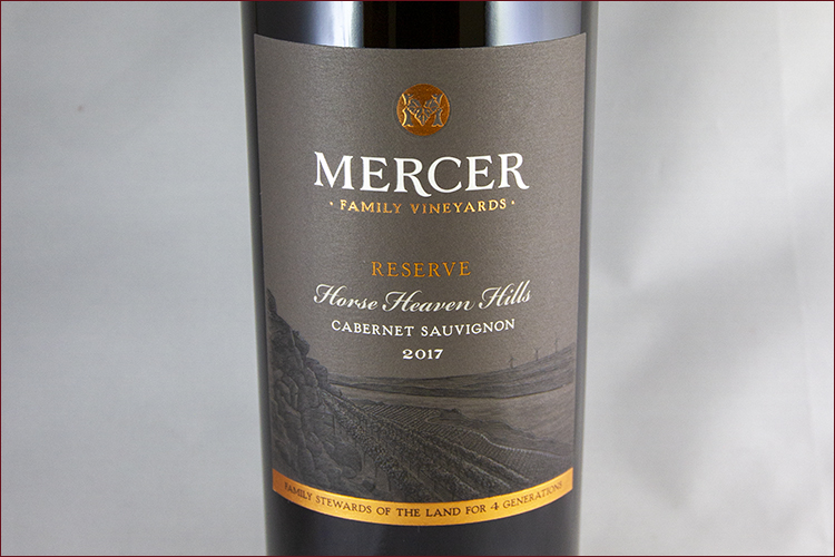 Mercer Estates Winery 2017 Mercer Family Vineyards Reserve Cabernet Sauvignon