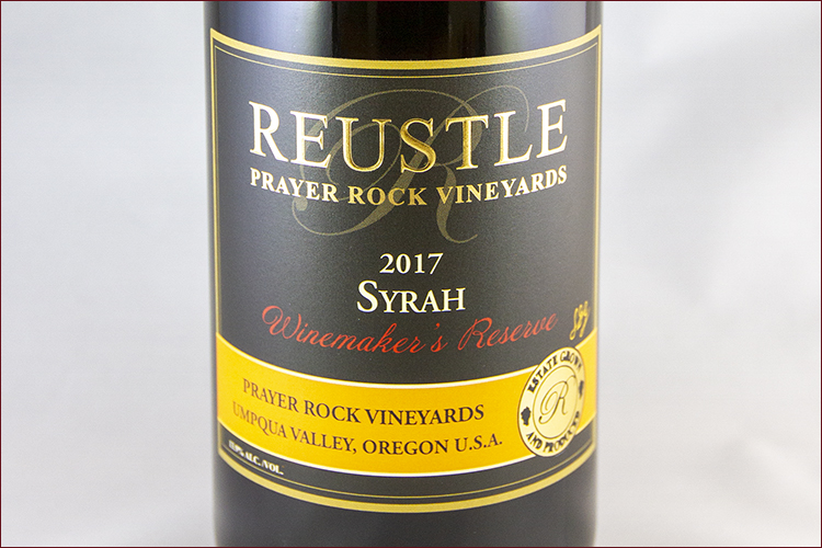 Reustle Prayer Rock Vineyards & Winery 2017 Syrah Winemaker's Reserve
