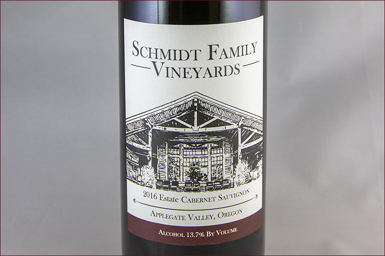 Schmidt Family Vineyards 2016 Estate Cabernet Sauvignon