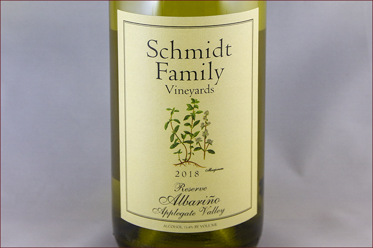 Schmidt Family Vineyards 2018 Reserve Albarino