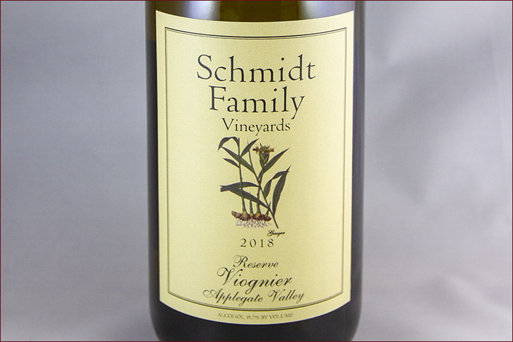 Schmidt Family Vineyards 2018 Reserve Viognier