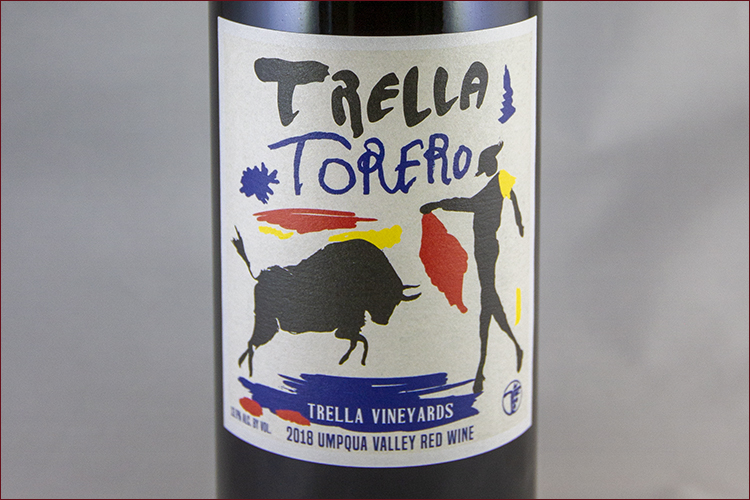 Trella Vineyards 2018 Torero bottle